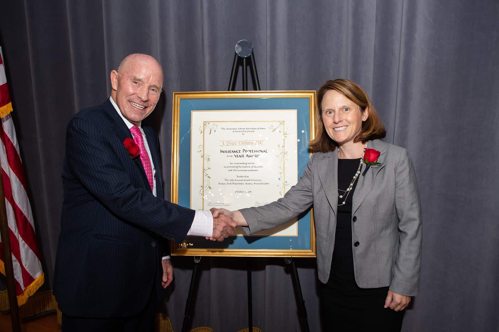 Agency Checklists, MA Insurance News, Mass. Insurance News, Insurance Professional of the Year Awards Winners, 2018 IPYA Award Luncheon, Bruce Cochrane, Mass. insurance professional of the year, ILAB, Insurance Library Association of Boston