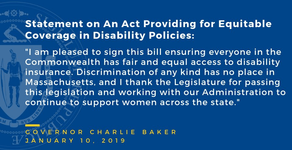 Agency Checklists, Massachusetts insurance news, Prohibiting Inequitable Coverage in Disability Insurance Law, New Disability Insurance Law in Massachusetts, how much does disability insurance cost in Massachusetts?