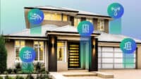 Climate risk platform showing property-level insurance analytics and hazard data
