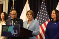 Massachusetts State House and economic development bill announcement