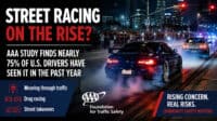 AAA study shows widespread street racing and dangerous driving behaviors across U.S. roads
