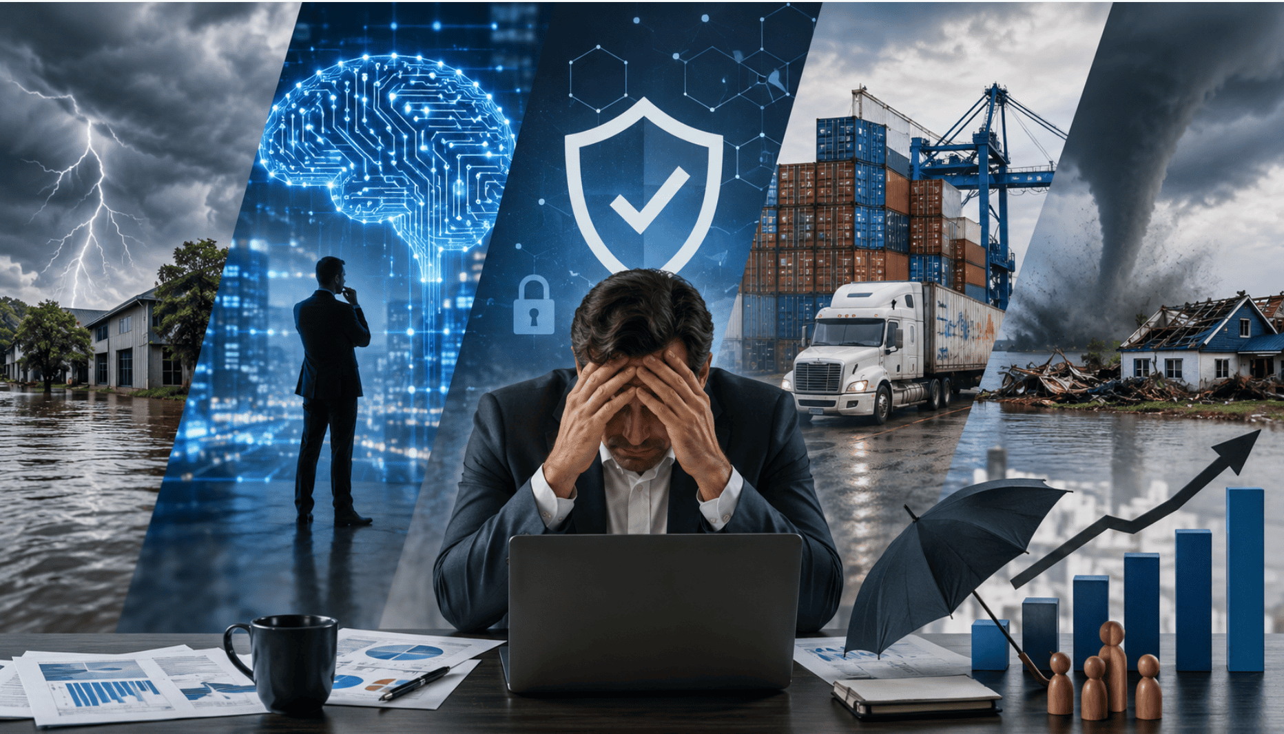 Business owners concerned about insurance coverage gaps amid cyber, AI, and weather risks