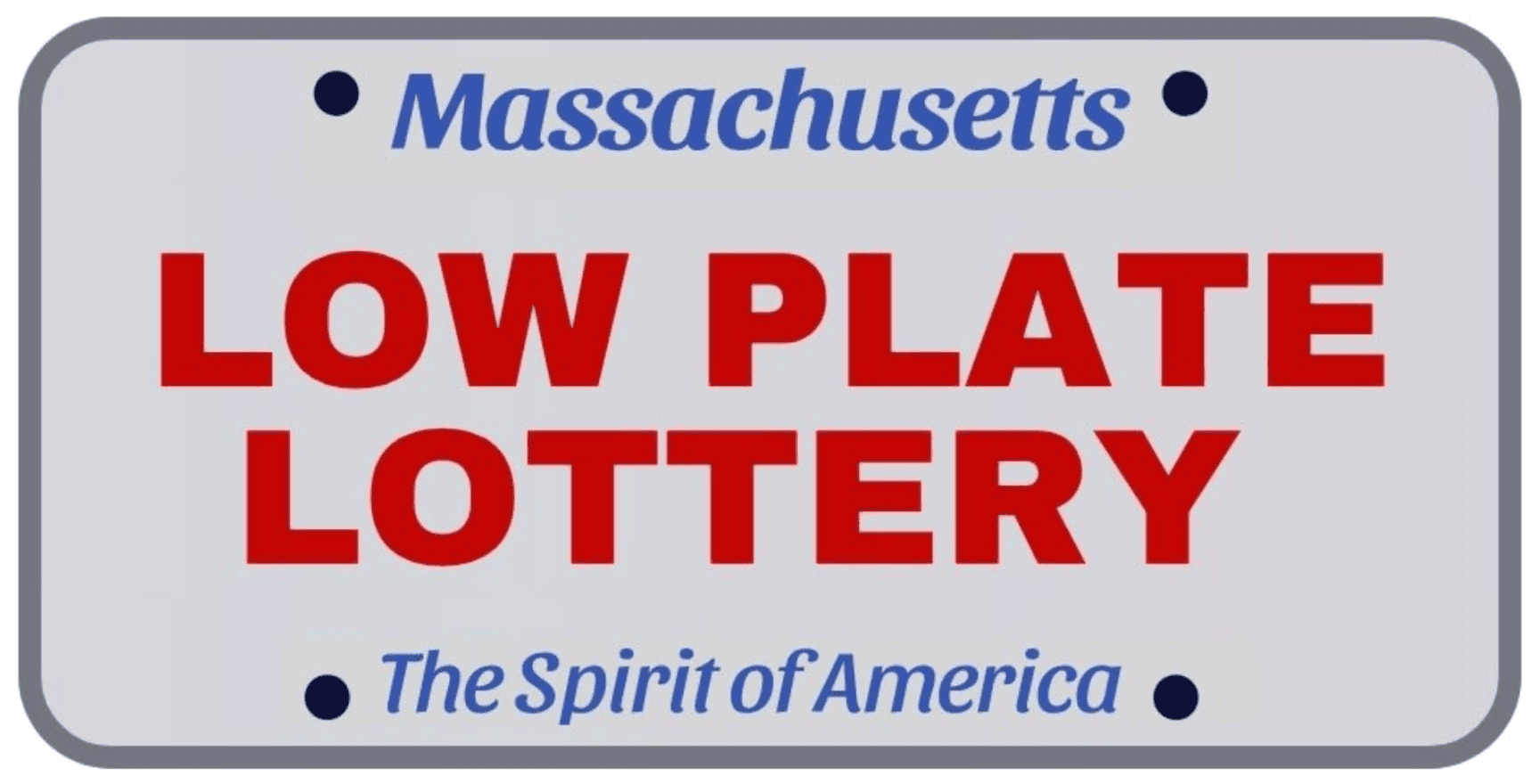 Massachusetts low number passenger license plates available through the 2026 RMV lottery
