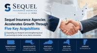 Sequel Insurance Agencies announced the acquisition of five independent insurance agencies, including Worcester-based Feingold & Feingold Insurance Agency.