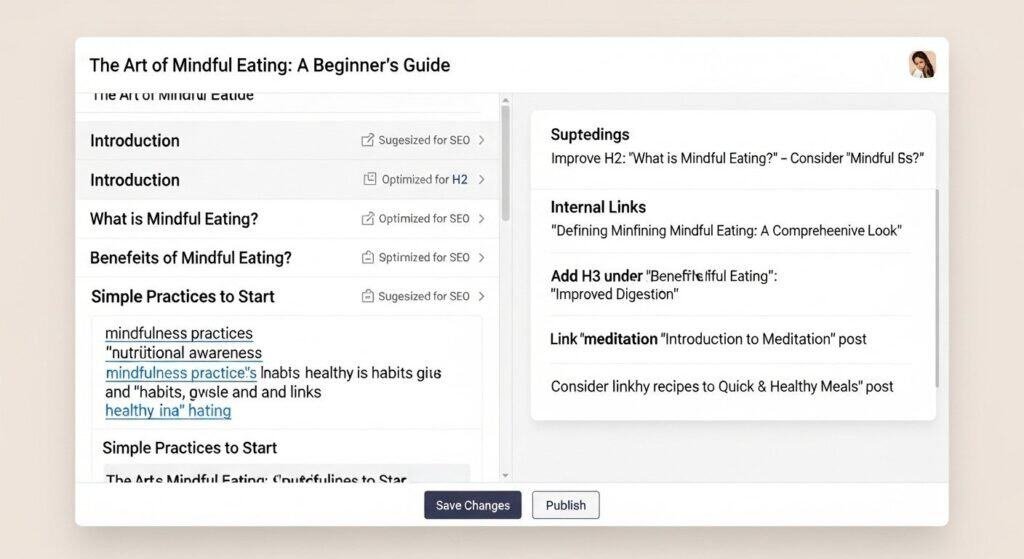 SEO-optimized blog content written using AI tools