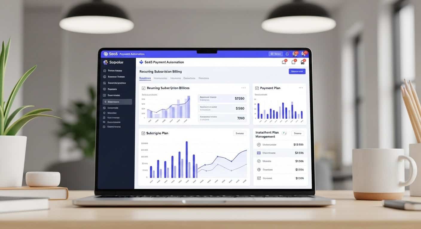 ai payment automation tools for coaches dashboard showing recurring billing and automated client payments