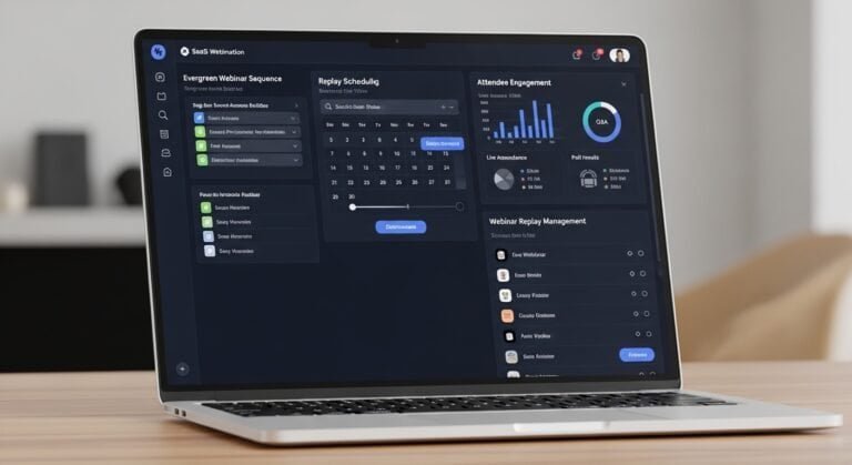 ai webinar replay automation tools dashboard managing automated webinar replay sequences