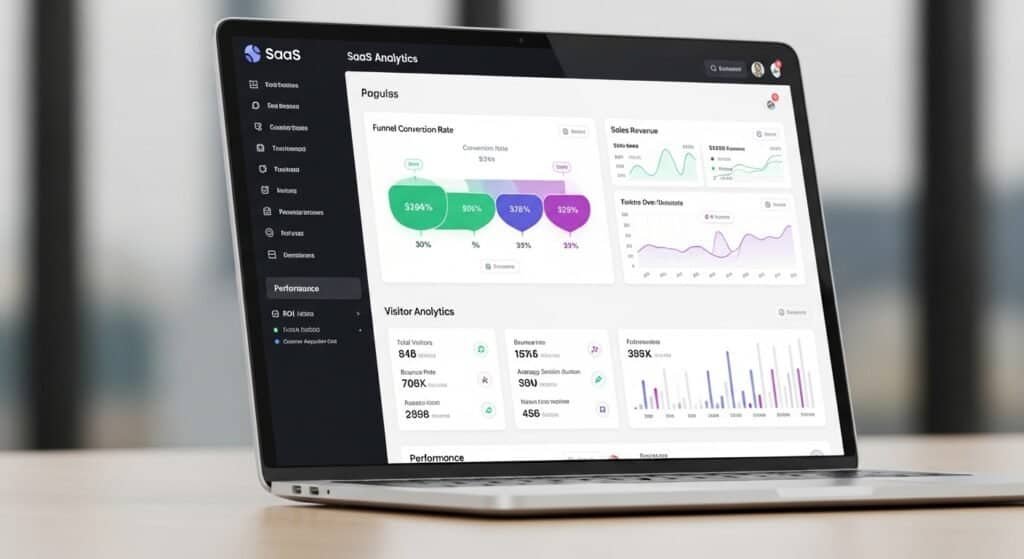 ClickFunnels conversion tracking dashboard showing funnel analytics and sales performance metrics