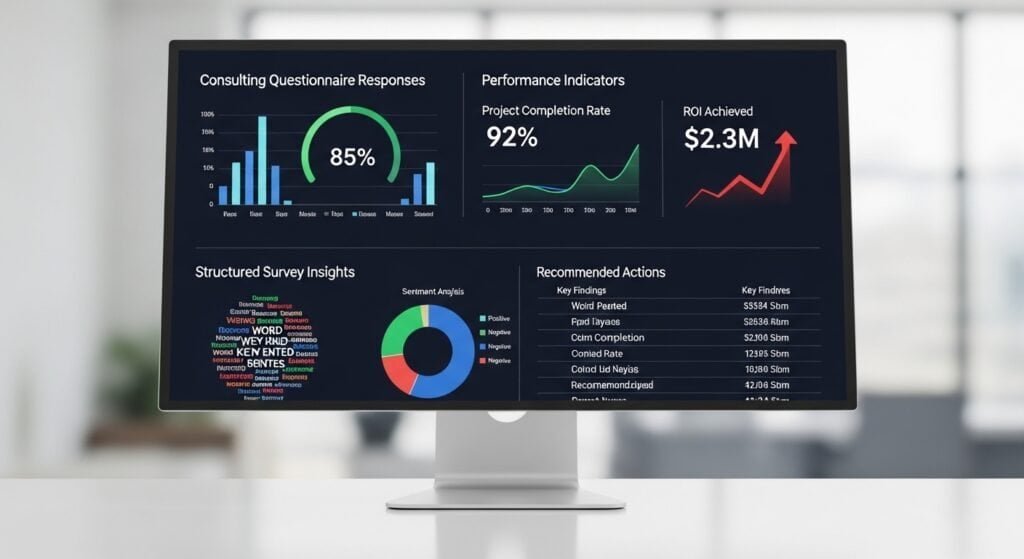 ai survey tools for consultants tracking client assessments and questionnaire responses