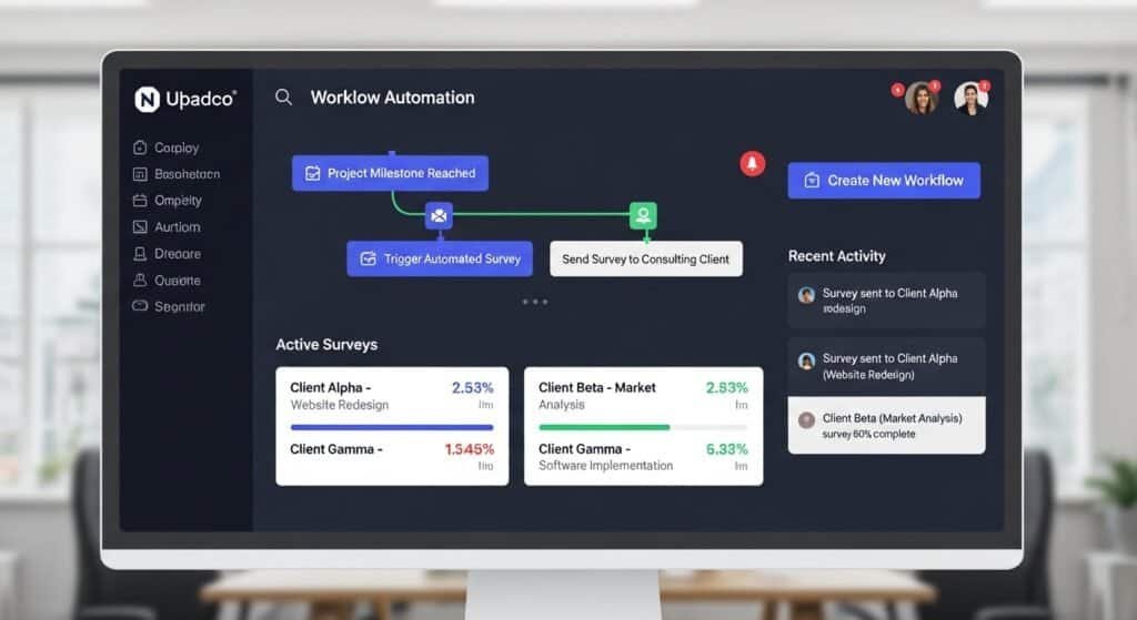 ai survey tools for consultants automating survey distribution to clients