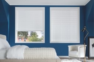 Motorized Blinds Master Bedroom of Denver Home