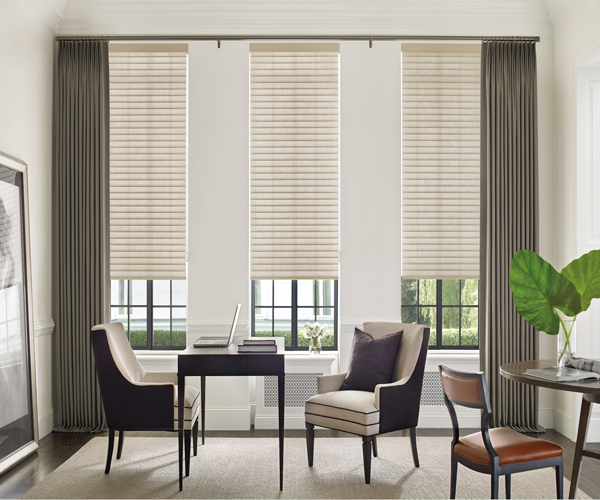Curtains In Living Room Of Parker CO Home