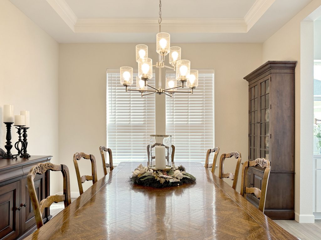 Hunter Douglas EverWood Composite Wood Blinds in Boulder featuring SimpleLift operation