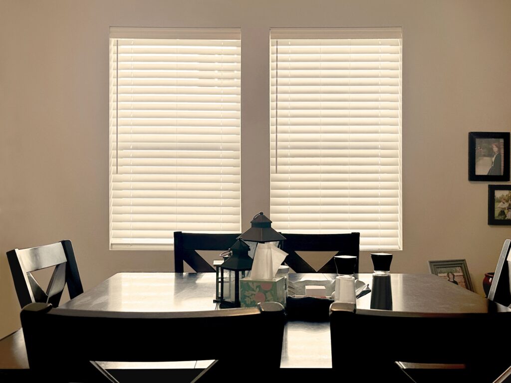 Alta Blinds with cordless lift operation for smooth and safe functionality. Installed in Colorado homes