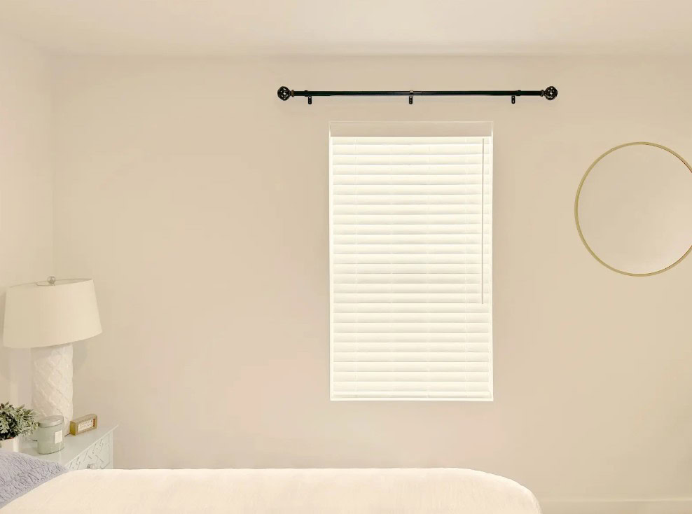 Alta Cordless Blinds in the Aurora color, offering a clean and safe lift mechanism for easy, cord-free light control.