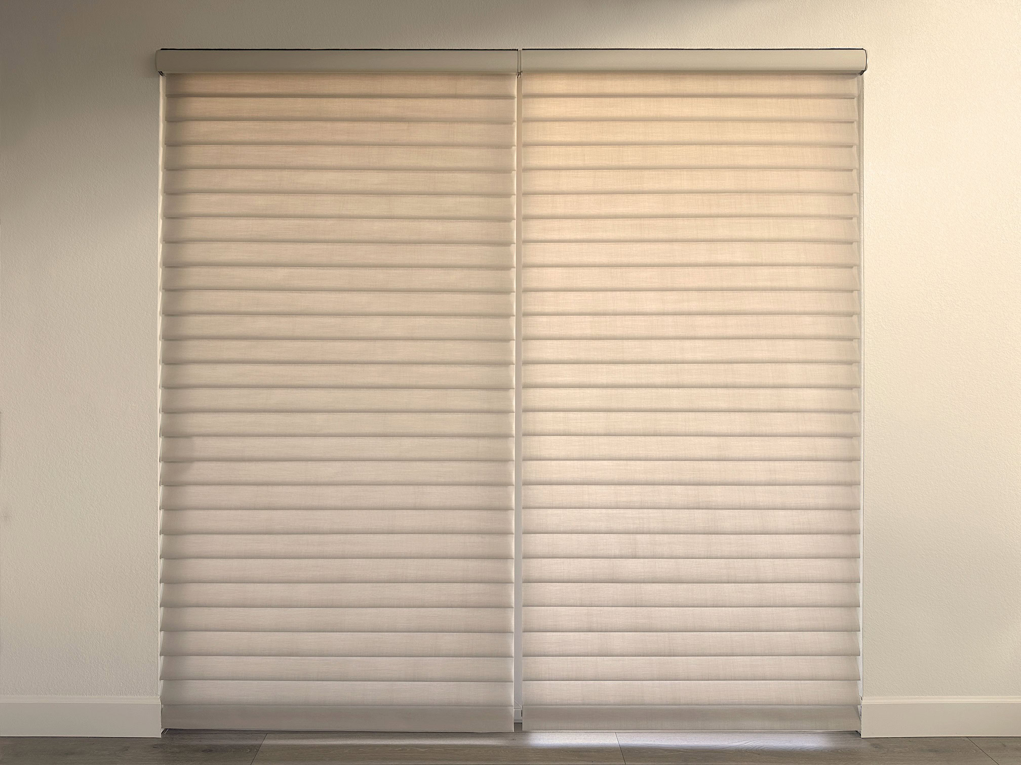 Blinds in a Fort Collins home, providing privacy and style.