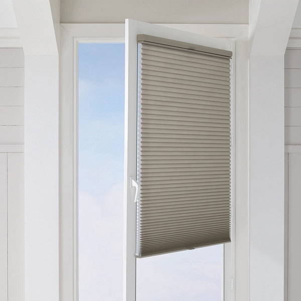 Hunter Douglas Applause Cellular Shades with LiteRise Light Filtering. TrackGlide available for Colorado homes