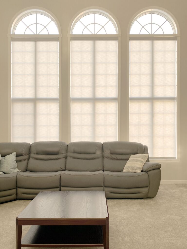 Hunter Douglas Designer Roller Shades with PowerView automation and Light Filtering fabric