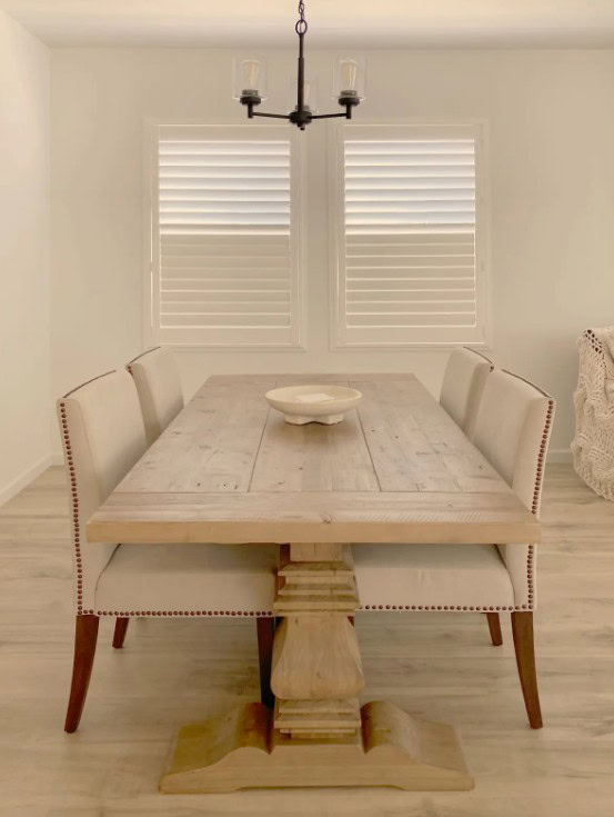 Hunter Douglas Palm Beach Polysatin Shutters with Hidden Tilt operation and Z Frame design