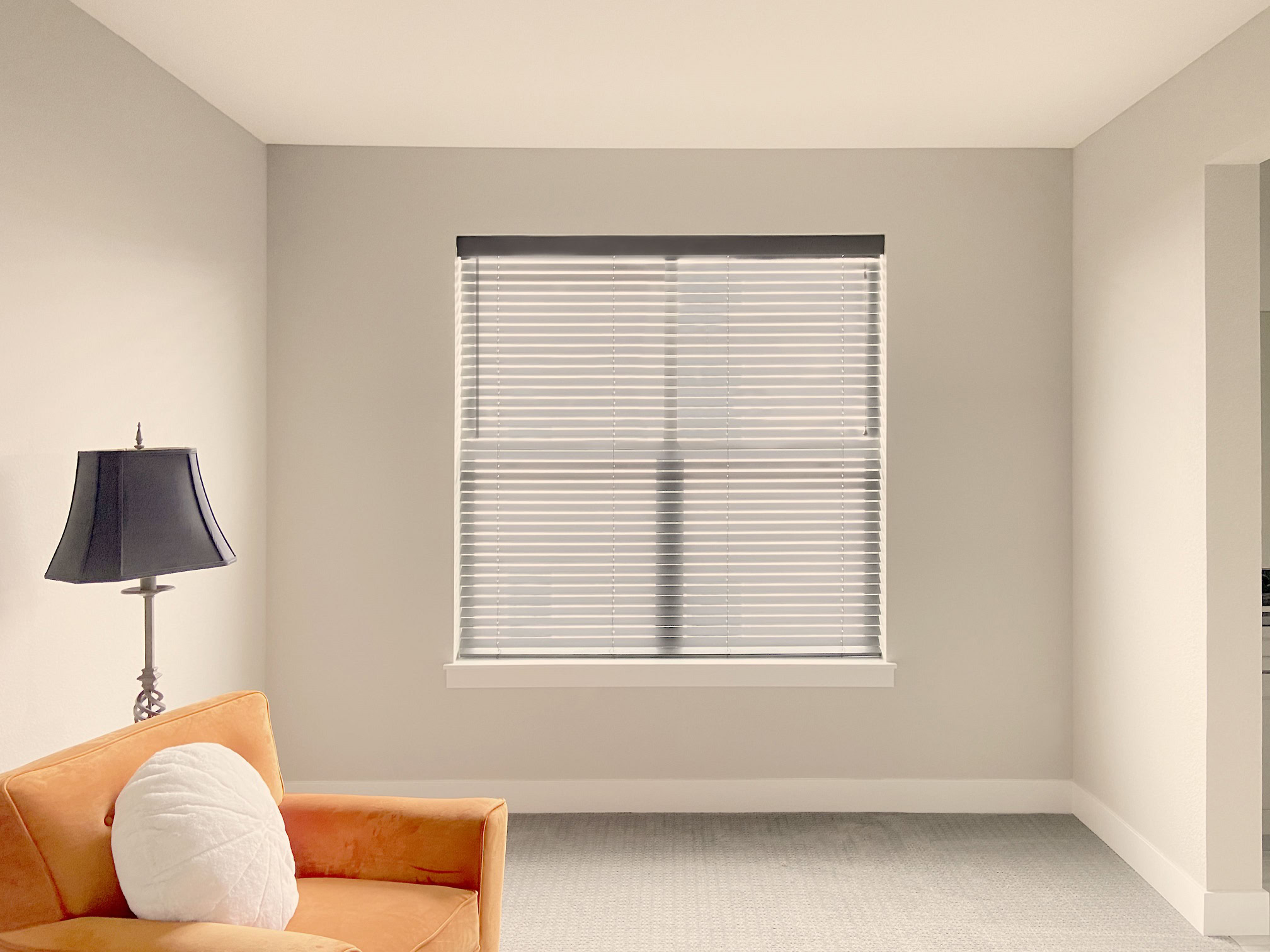 Hunter Douglas Parkland Natural Wood Blinds with Cord Lock for Colorado home