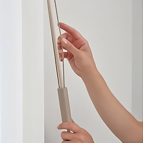 Hand operating window treatment system with a wand or remote.