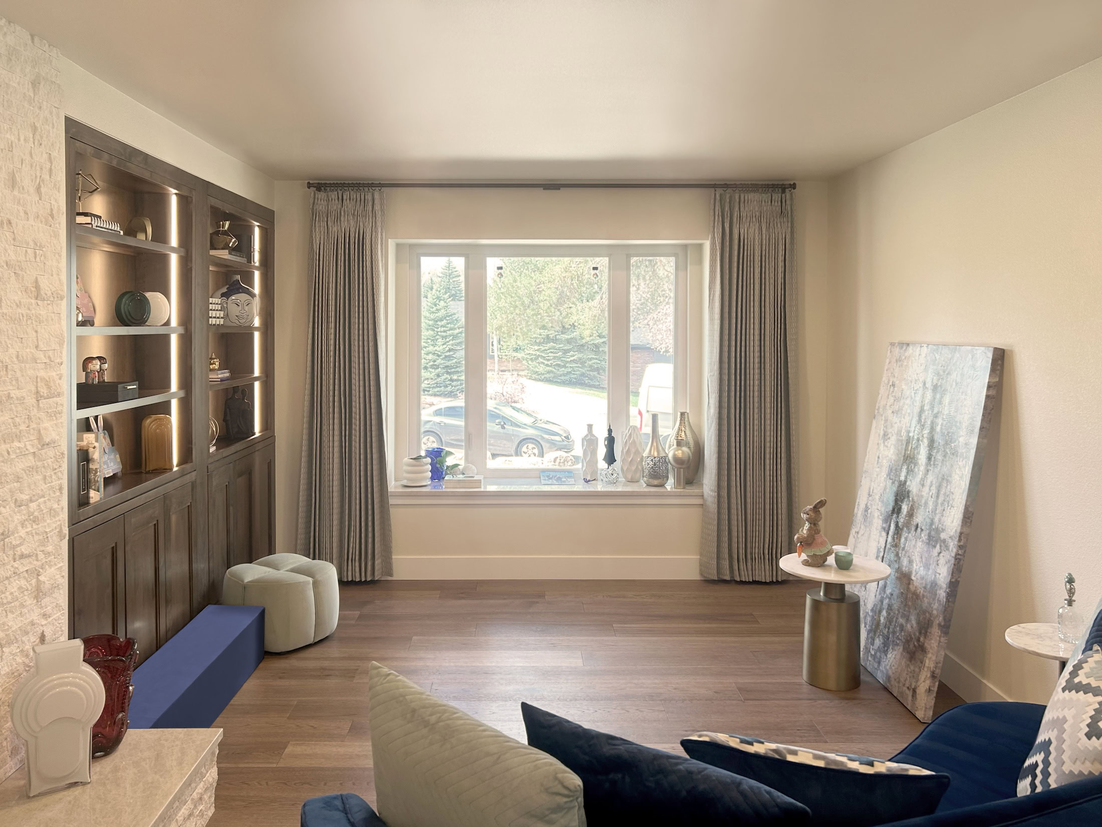 Drapes by Carole Fabrics for Lakewood homes