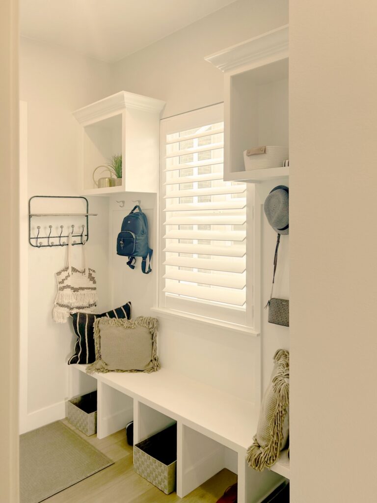 Hunter Douglas NewStyle Hybrid Shutters with Hidden Tilt operation, perfect for Aurora homes.