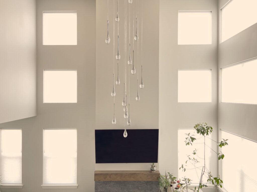Hunter Douglas Applause Cellular Shades with PowerView Automation and light filtering fabric for Colorado homes