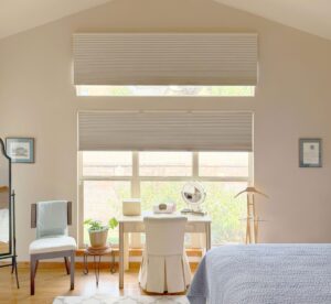 Custom Hunter Douglas Applause Cellular Shades for Bedroom in Colorado