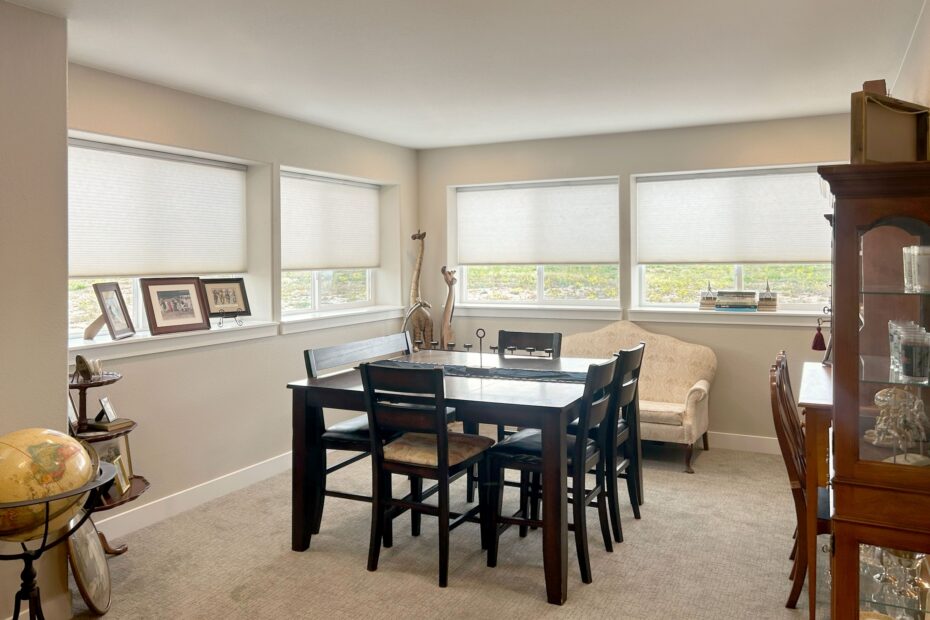 Energy-Efficient Honeycomb Shades with Cordless Lift, Top-Down Bottom-Up, and Light Filtering Fabric