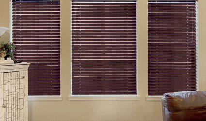 Hunter Douglas Parkland Natural Wood Blinds with Cord Lock lift system
