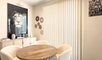 Hunter Douglas Vertical Solutions® Vertical Blinds with Left Stack Vertical configuration