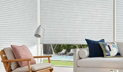 sonnette-cellular-roller-shades-from-hunter-douglas-dealer-in-aurora-co Cellular Roller Shades Designed And Installed By Window Covering Company For Clients In Aurora Colorado