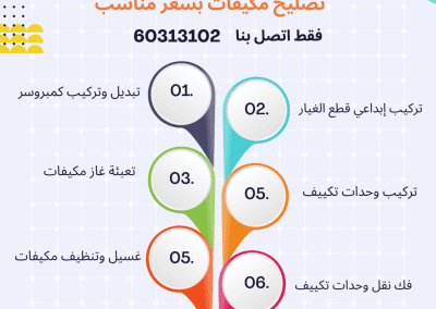 أفضل فني تكييف مركزي الكويت فقط اتصل بنا