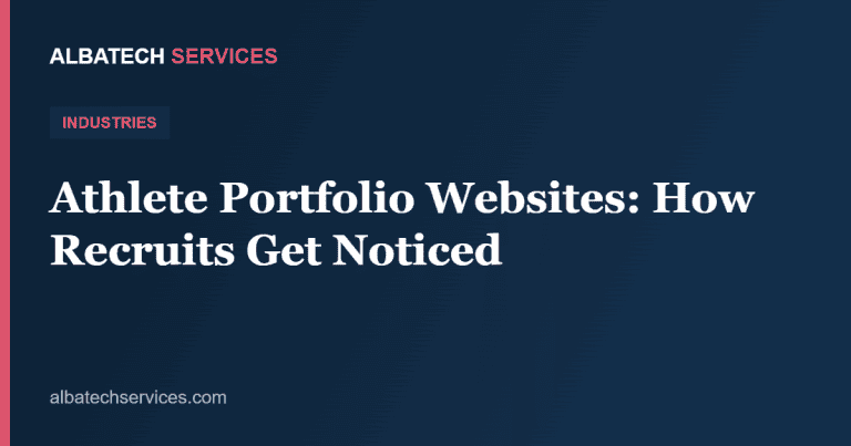 Athlete Portfolio Websites: How Recruits Get Noticed