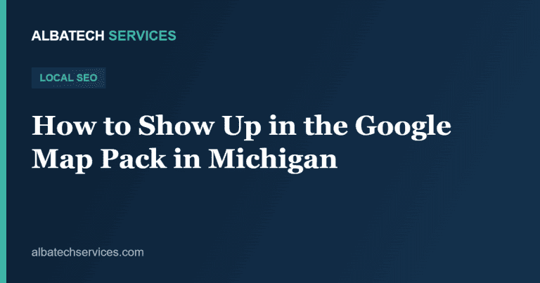 How to Show Up in the Google Map Pack in Michigan
