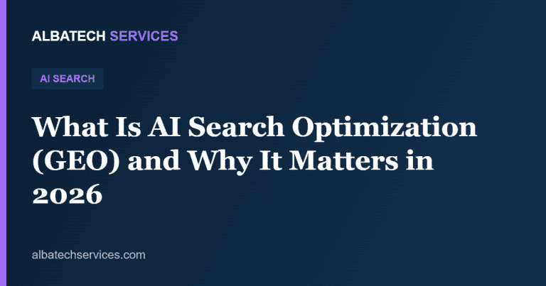 What Is AI Search Optimization (GEO) and Why It Matters in 2026