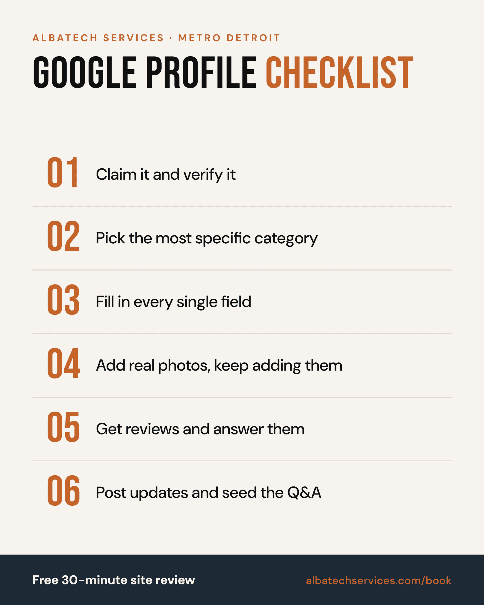 Google Business Profile Optimization: A Michigan Checklist