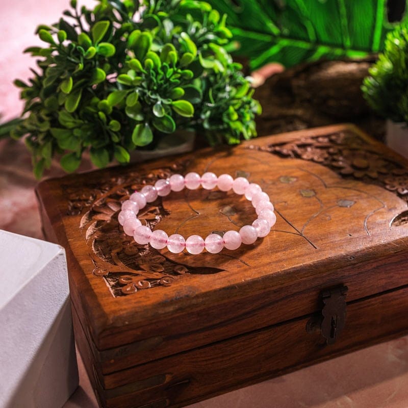 Rose Quartz Bracelet by Alchemist Crystal