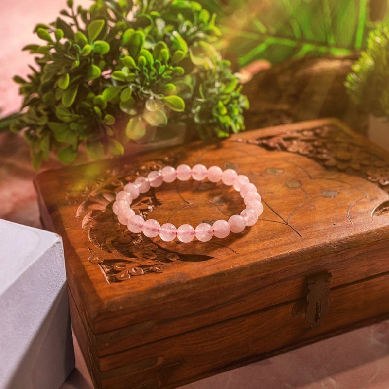 Rose Quartz Bracelet by Alchemist Crystal