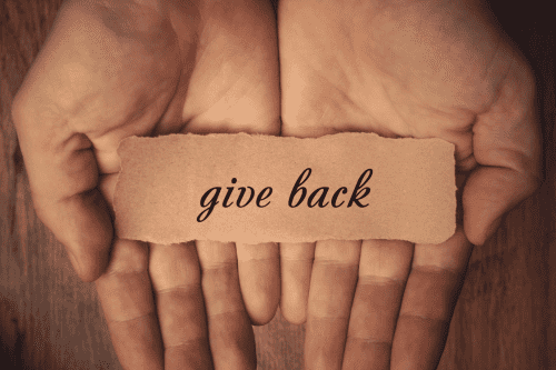 give back