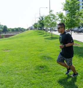 Lean Slightly Forward While Running