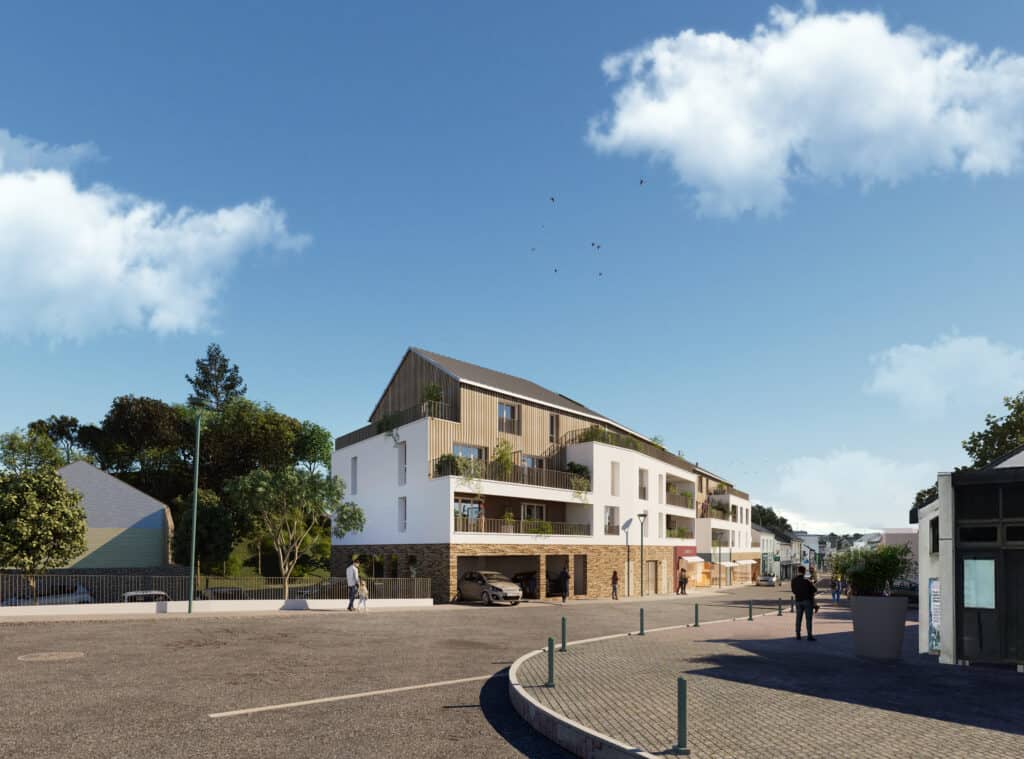 appartement neuf Pontchâteau – résidence Le Loriot-Vue rue