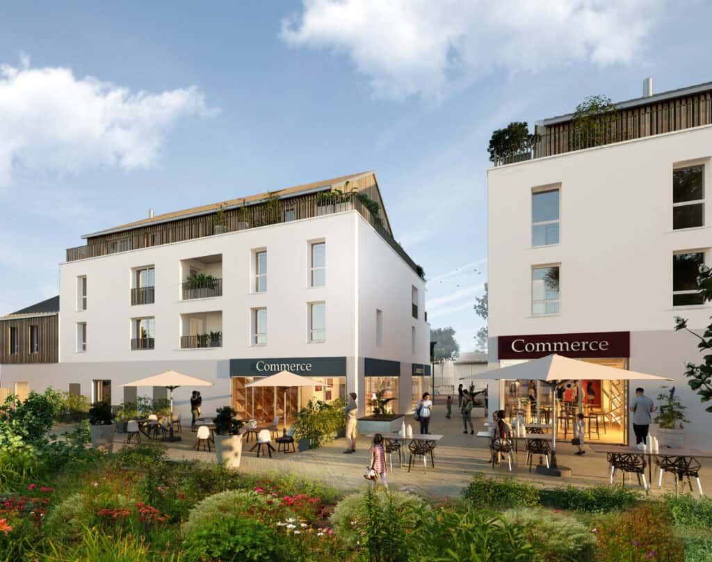 appartement neuf Pontchâteau – résidence Le Loriot-Vue commerces