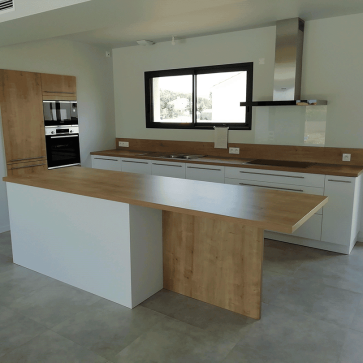 Cuisine îlot - Le Bernard