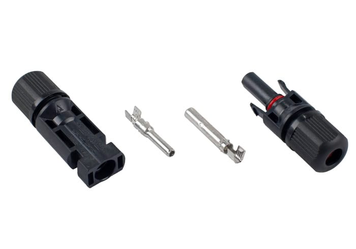 Кабельный соединитель МС4, пара, 6мм