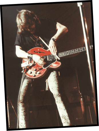 Alvin Lee Playing at Woodstock, 1969