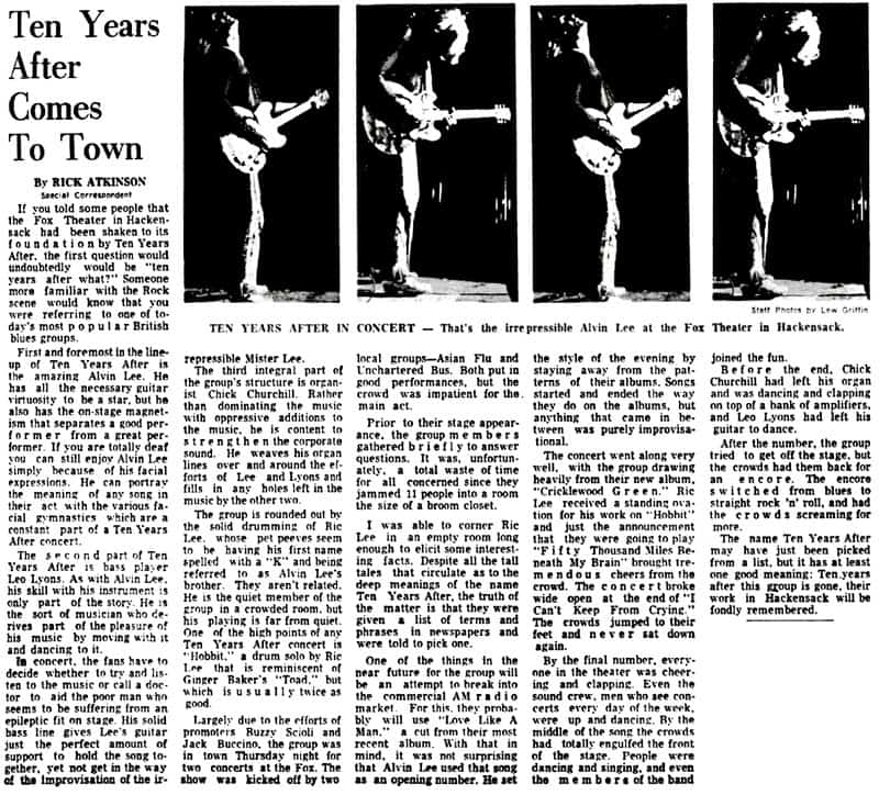 Ten Years After (1969 Jan-July)