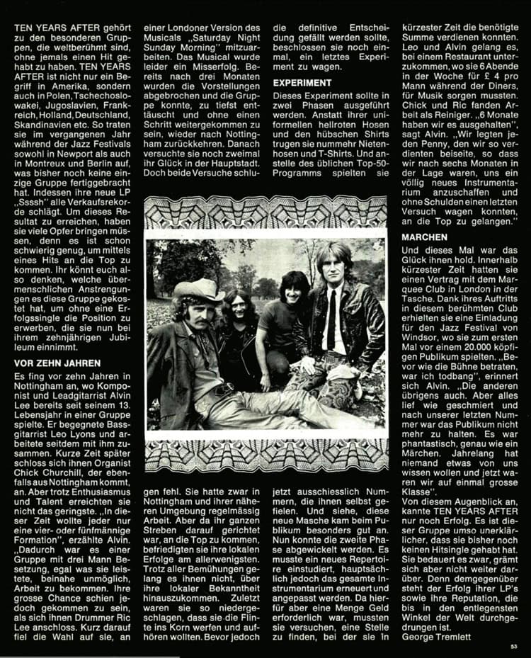 Ten Years After (1969 Jan-July)