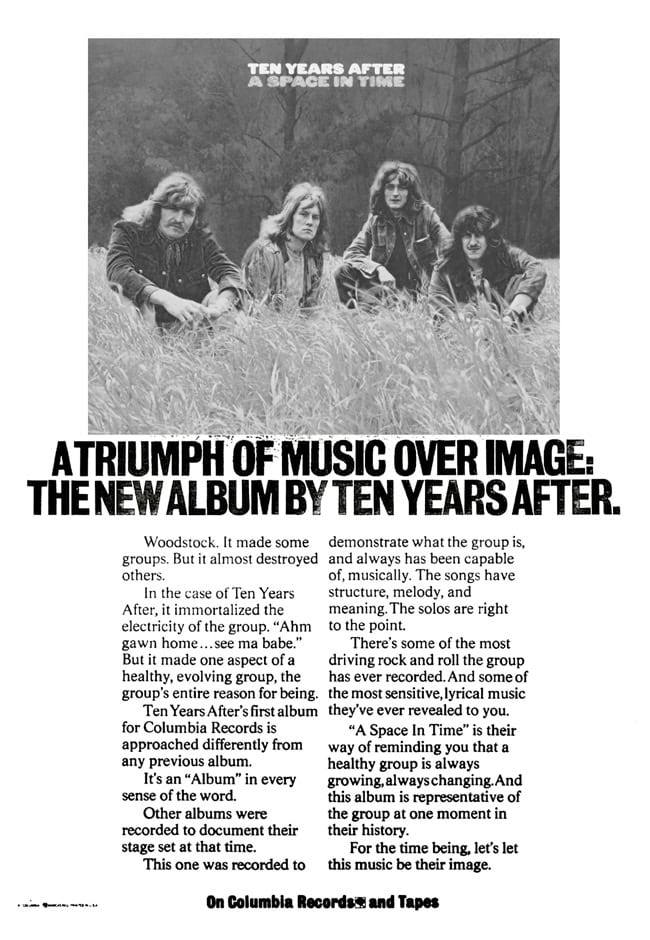 Ten Years After (1971 August to December)
